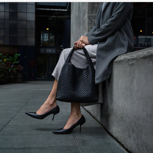Handbags - Woven Shoulder Bag
